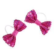 2 pk Fuchsia Schleifen