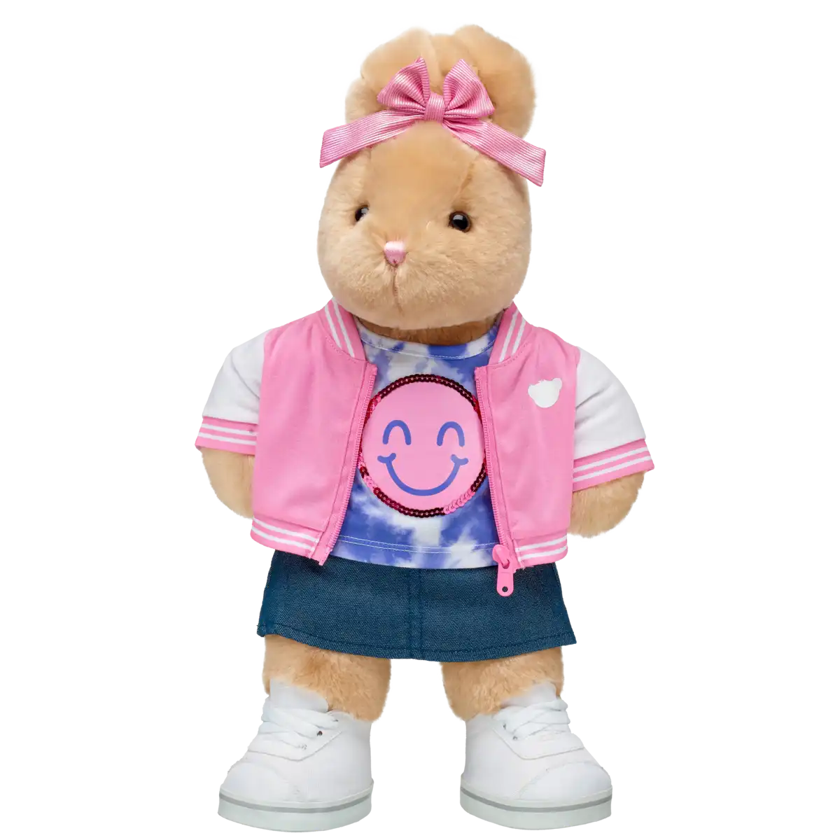 2er-Pack Schleifen Weiß/Rosa