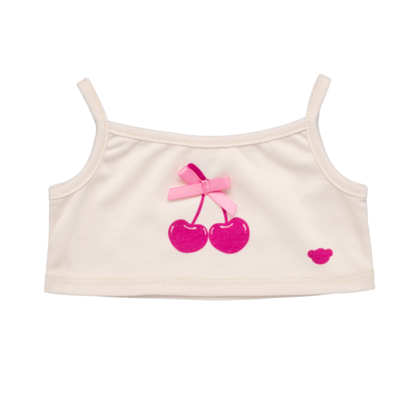 T-shirt med kirsebærprint