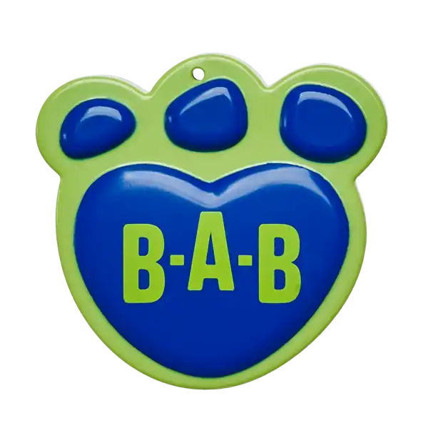 Blå Paw børste