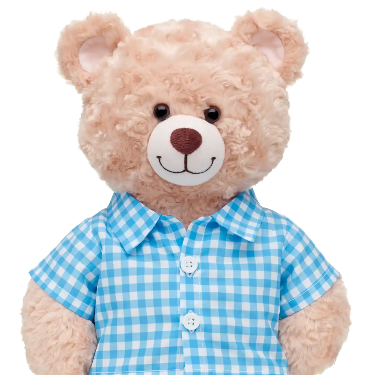 Blaues Gingham-Hemd