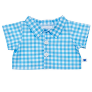Blaues Gingham-Hemd