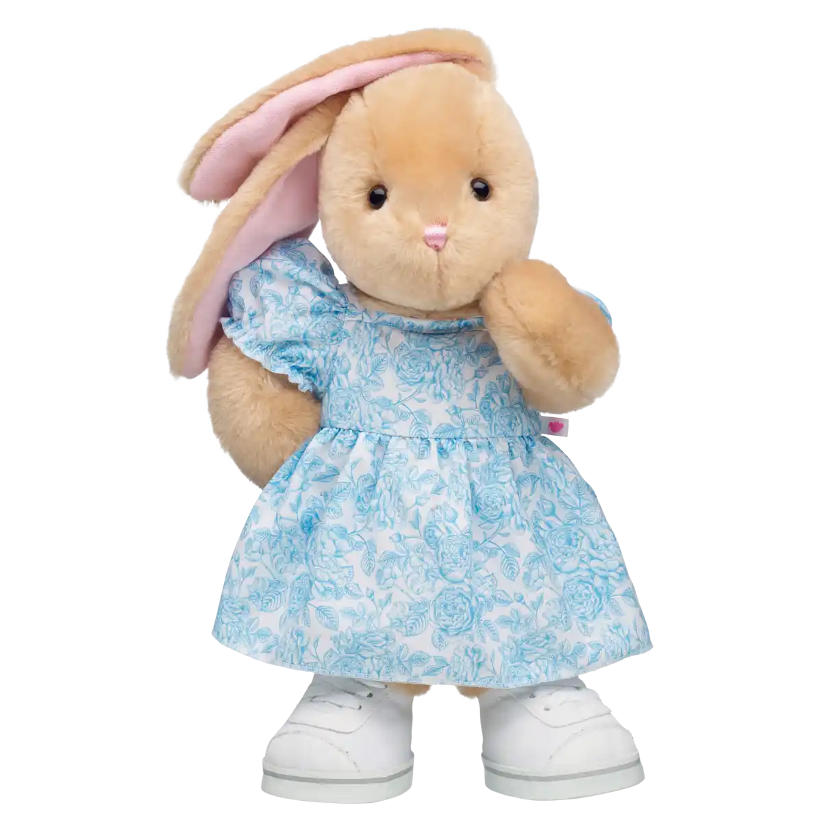 Blau Floral Kleid