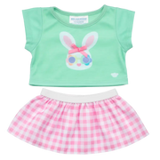 Gingham Bunny Rock-Set