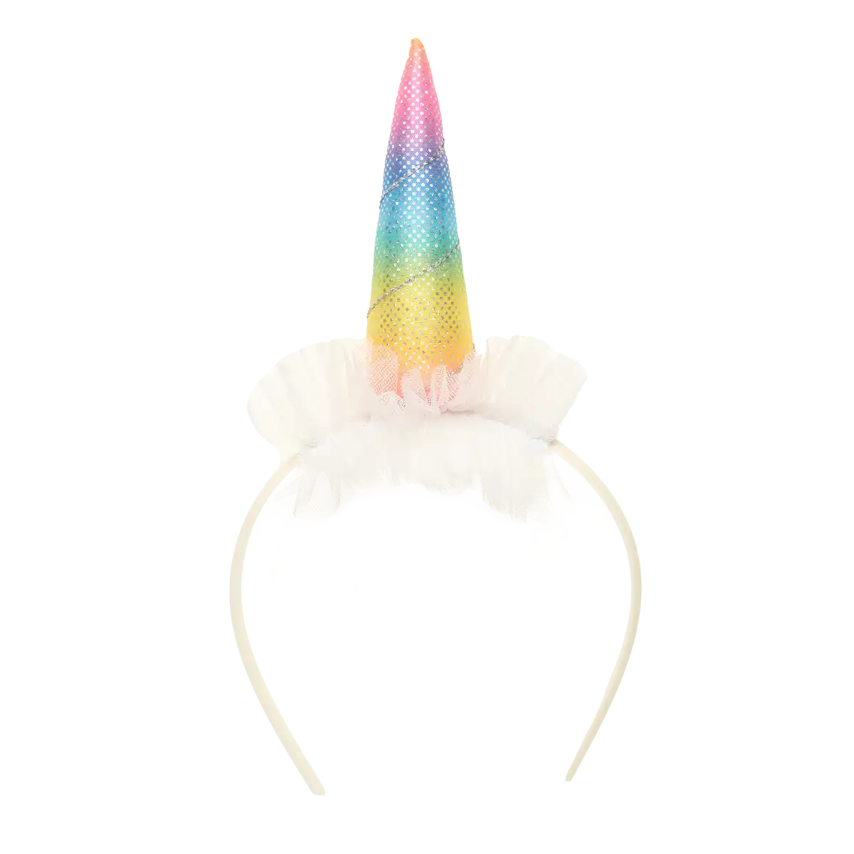 Haarreif mit Einhorn Horn