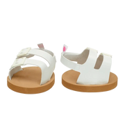 Weiße Sandalen