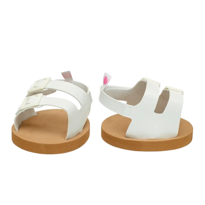 Weiße Sandalen