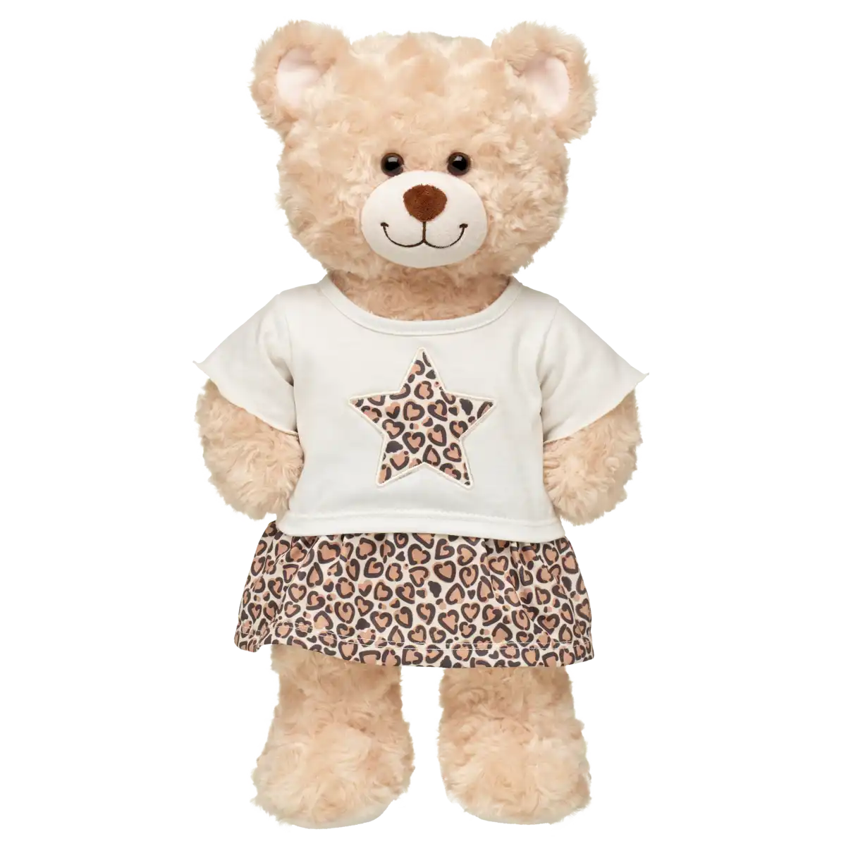 Leoparden-Set mit T-Shirt und Rock