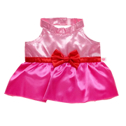 Pink block kjole