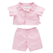 Rosa karierte Pyjamas