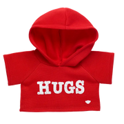 Roter Hugs-Hoodie