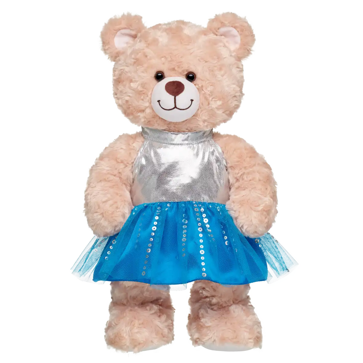 Silber/blaues Kleid