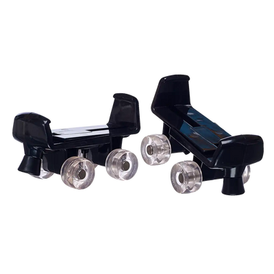 Schwarze Rollschuhe